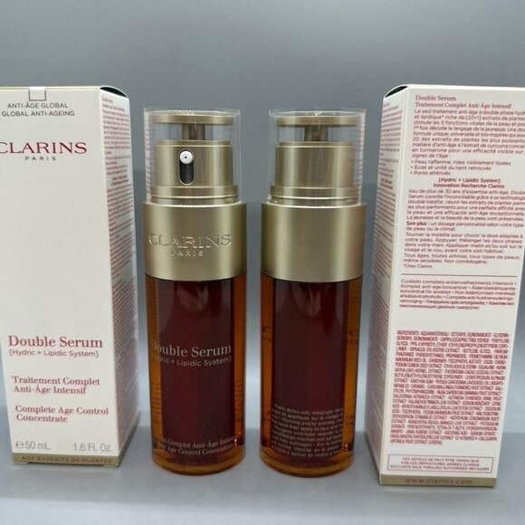 2PACK Clarins Double Serum Complete Age-Defying Concentrate 50ml new - Picture 2 of 2